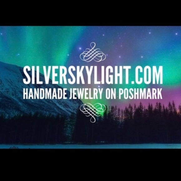 Handmade maille choker & Black crecent moon lunula horns charm goth necklace - Picture 15 of 15